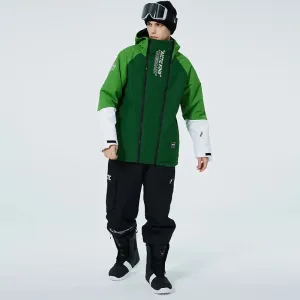 2024 New Hooded SnowboardJackets & Pants Set Loose Fit Style Outwear