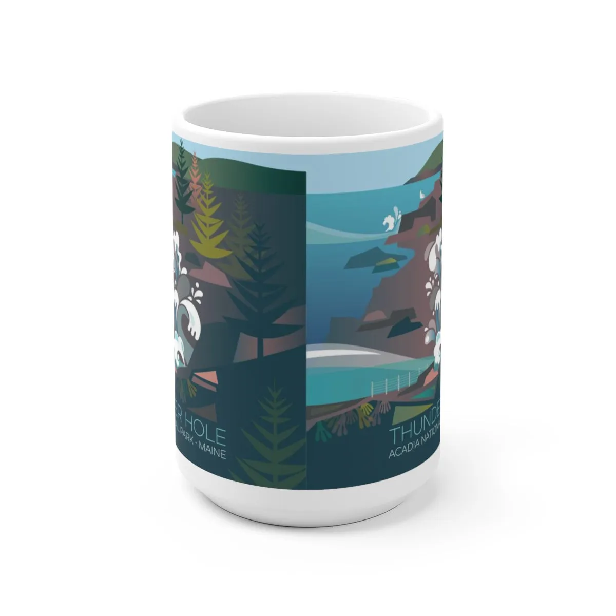 ACADIA NATIONAL PARK, THUNDER HOLE 11 OZ OR 15 OZ CERAMIC MUG