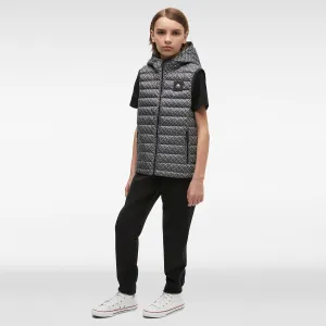 Air Down Vest - Grey Print