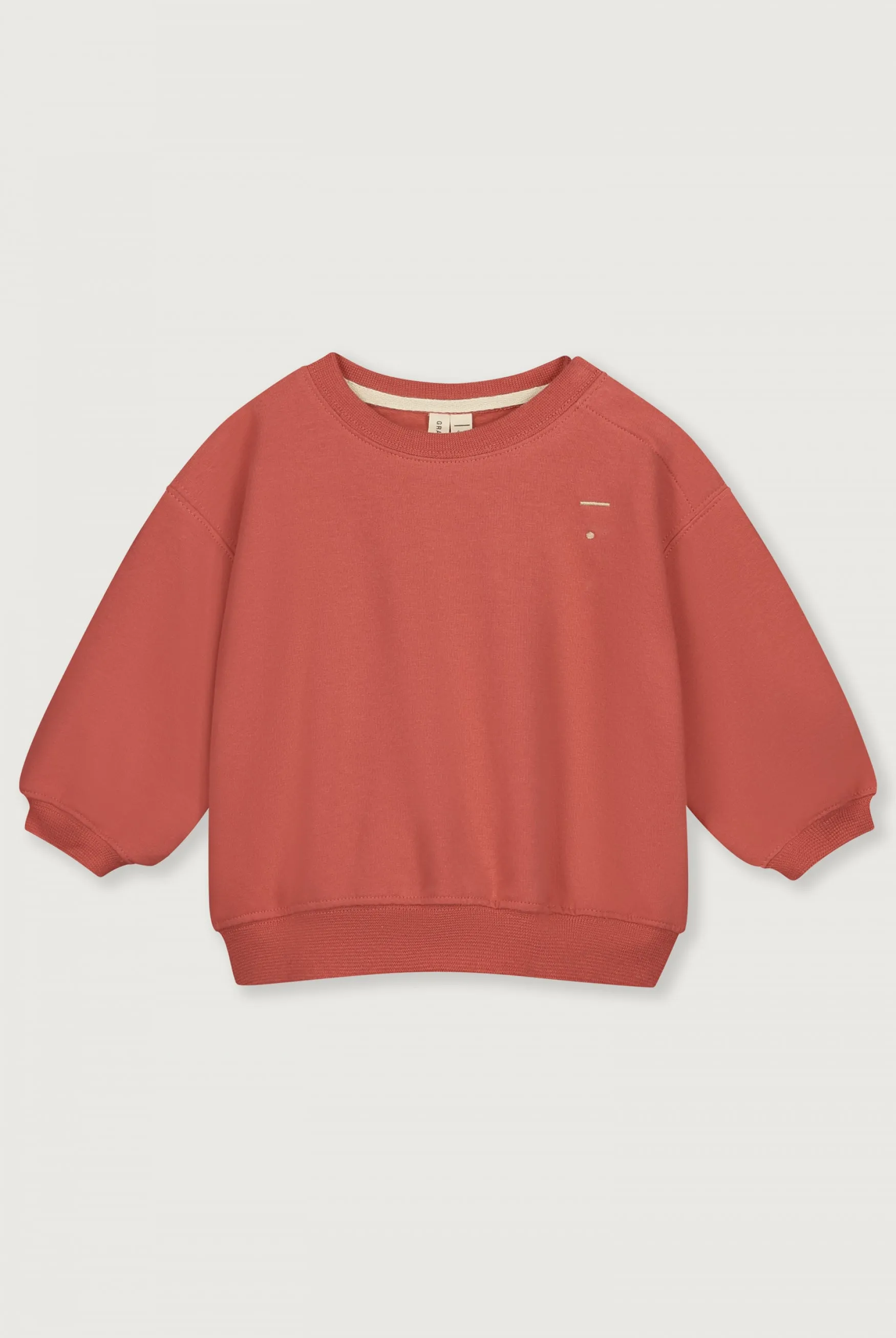 Baby Dropped Shoulder Sweater | Poppy Red