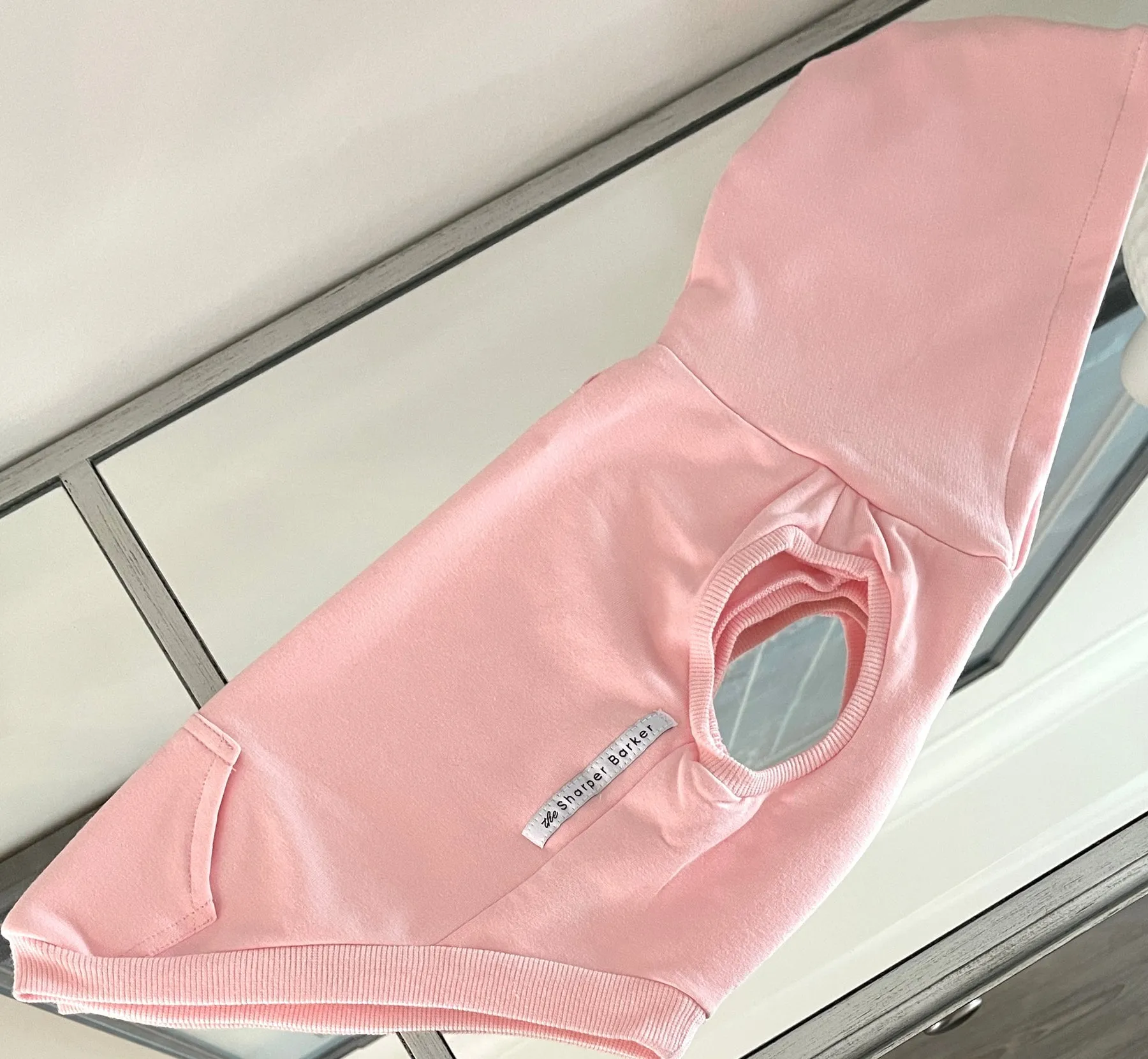 bamboo cotton hoodie - cherry blossom pink