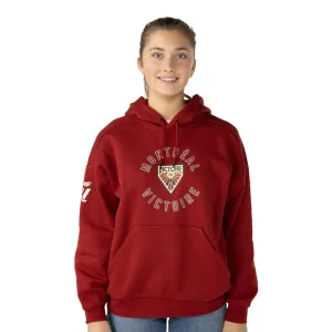 BAUER MONTREAL VICTOIRE ULTIMATE WOMENS DARK RED HOODIE