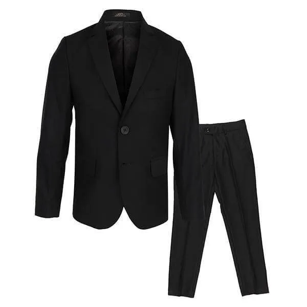 BLACK FORMAL BOYS 2 PIECES SUIT