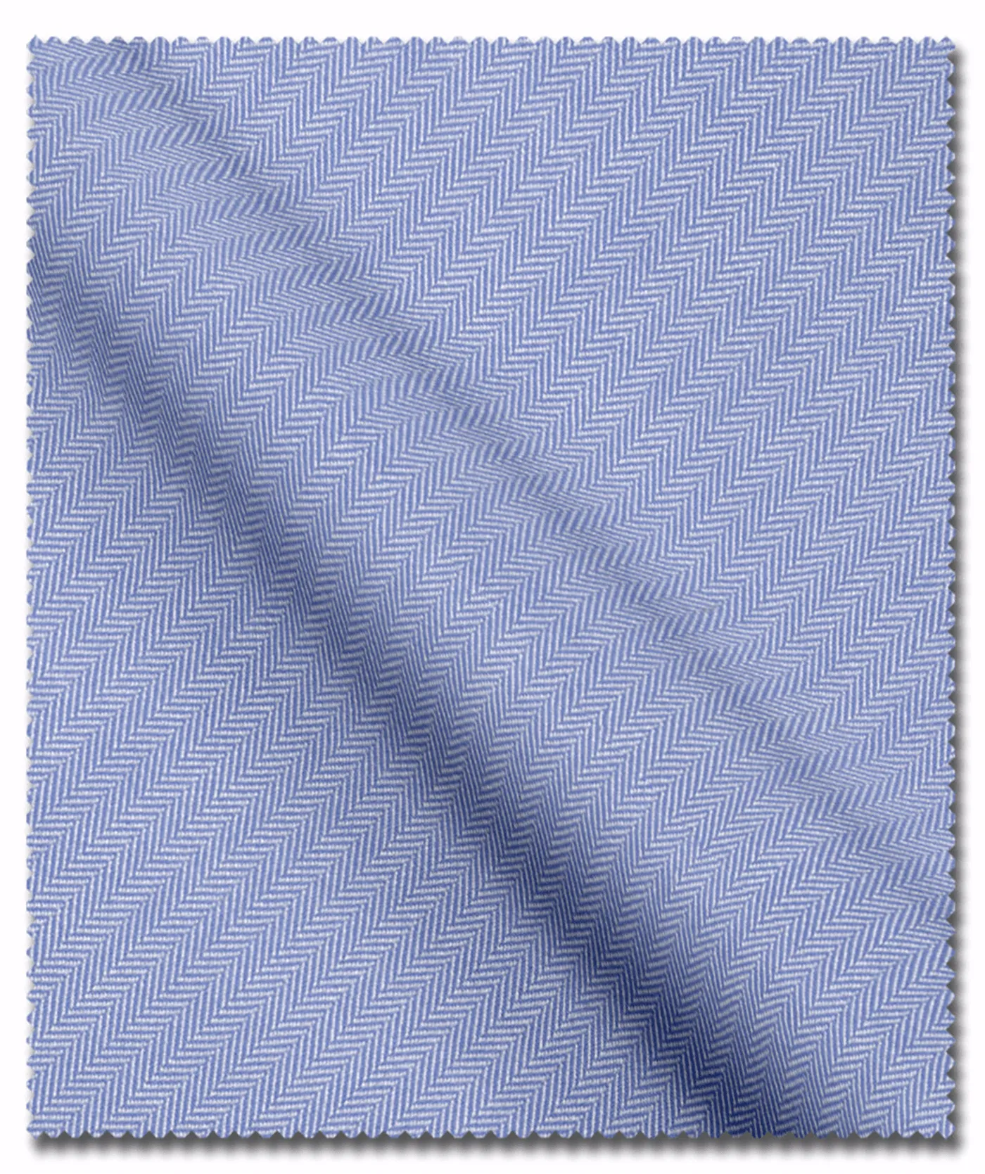 Blue Herringbone Shirt