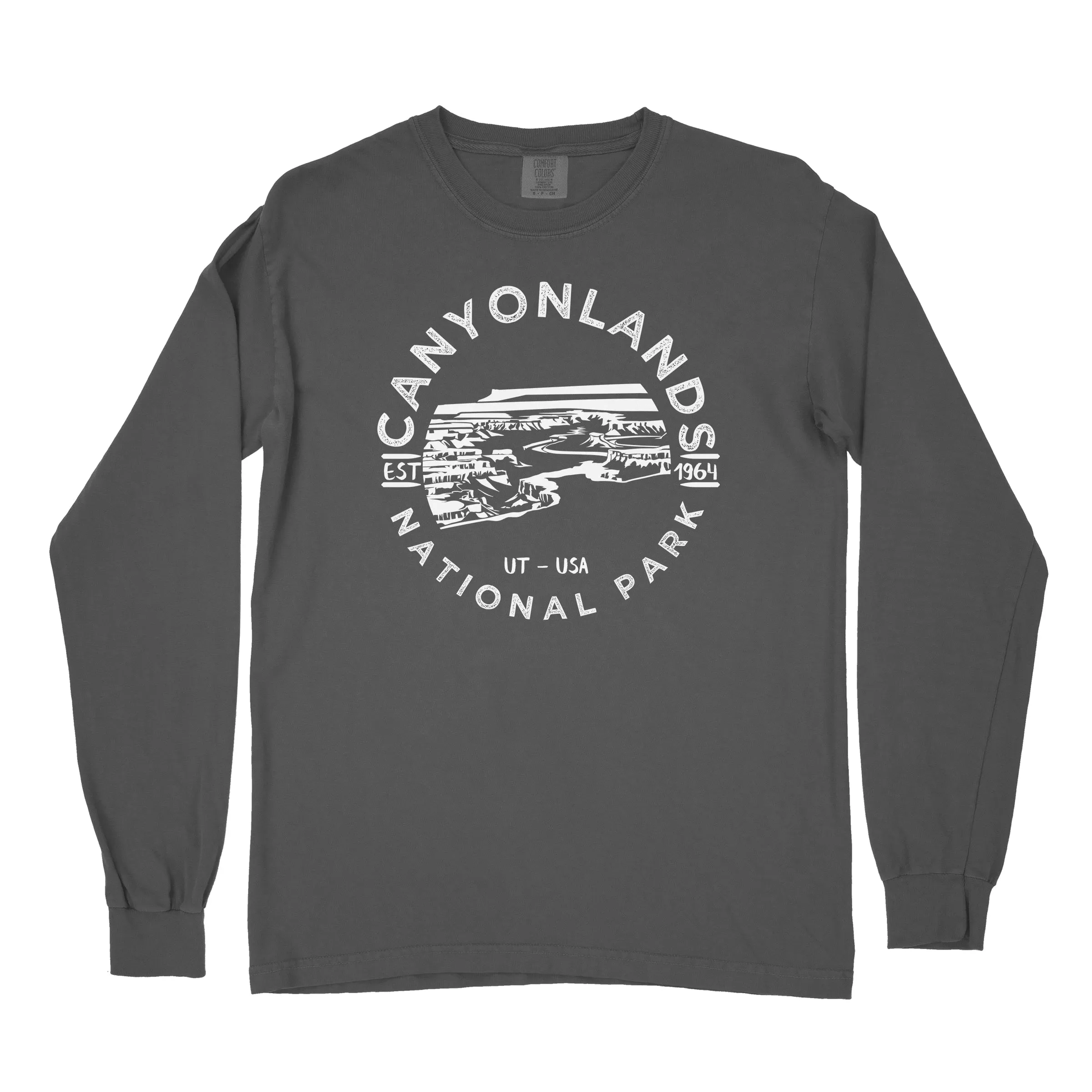 Canyonlands National Park Comfort Colors Long Sleeve T Shirt