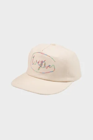 Chainstitch Canvas Ranch Hat - Cream