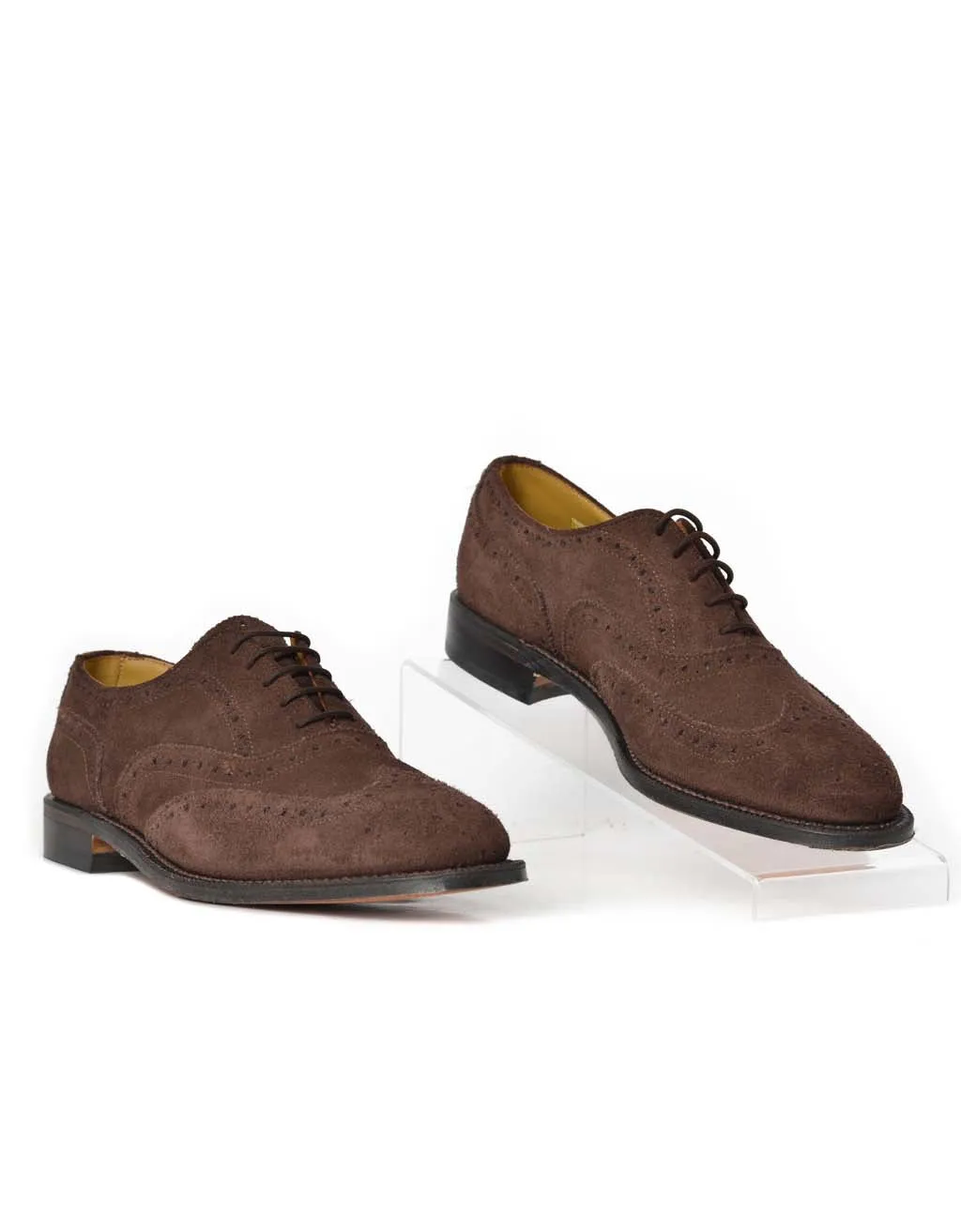 Crockett & Jones Choc Brown Suede Shoe