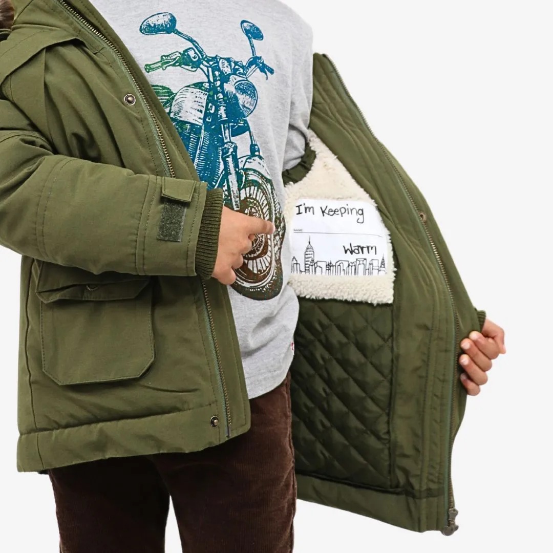 Denali Down Coat | Moss