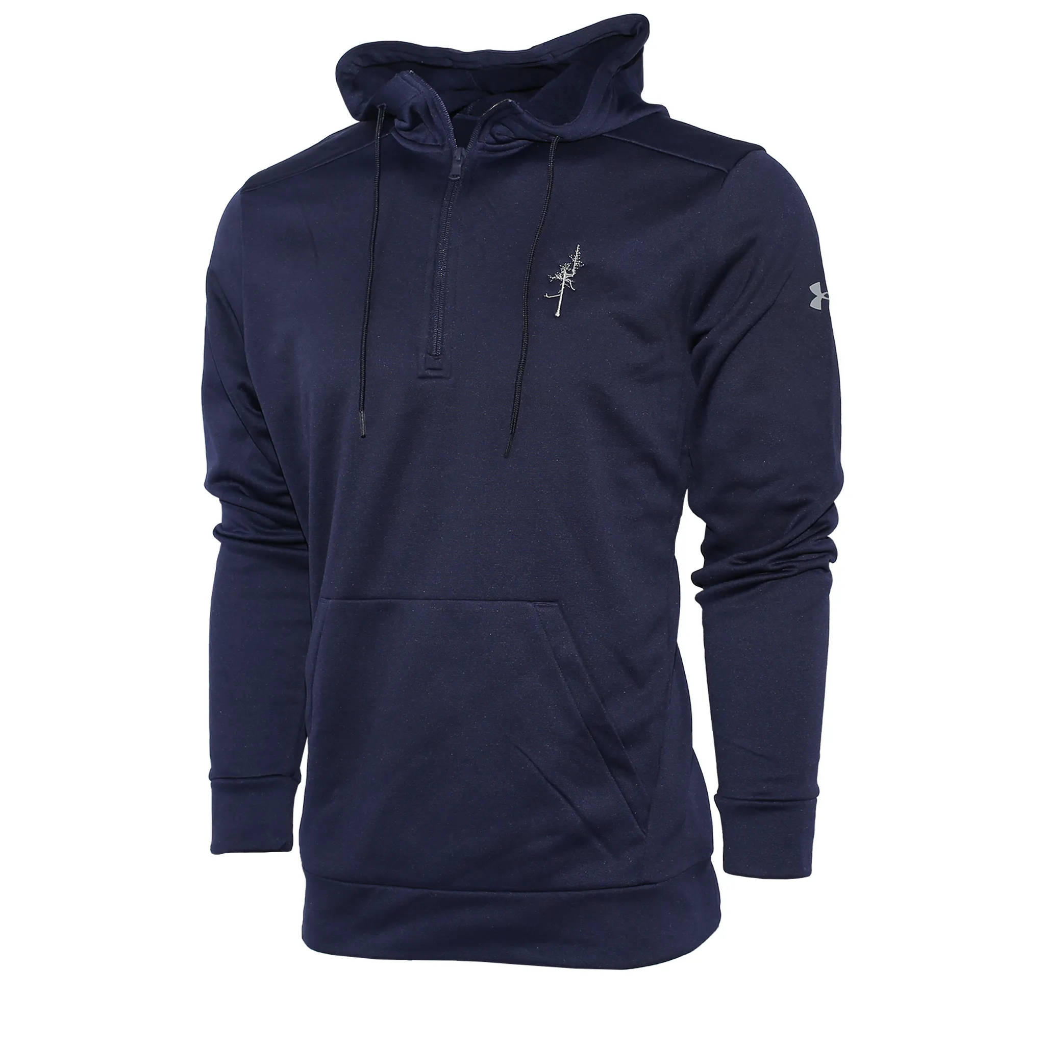 Fleece 1/2 Zip Hoodie - Ghost Tree