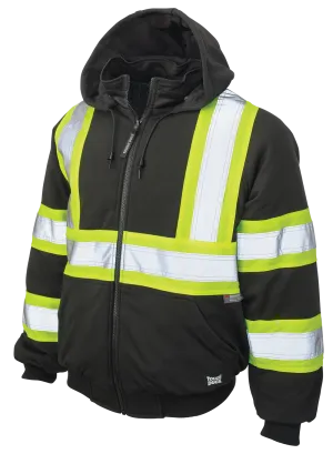 Fleece Insulated Safety Hoodie by Tough Duck - Style S474