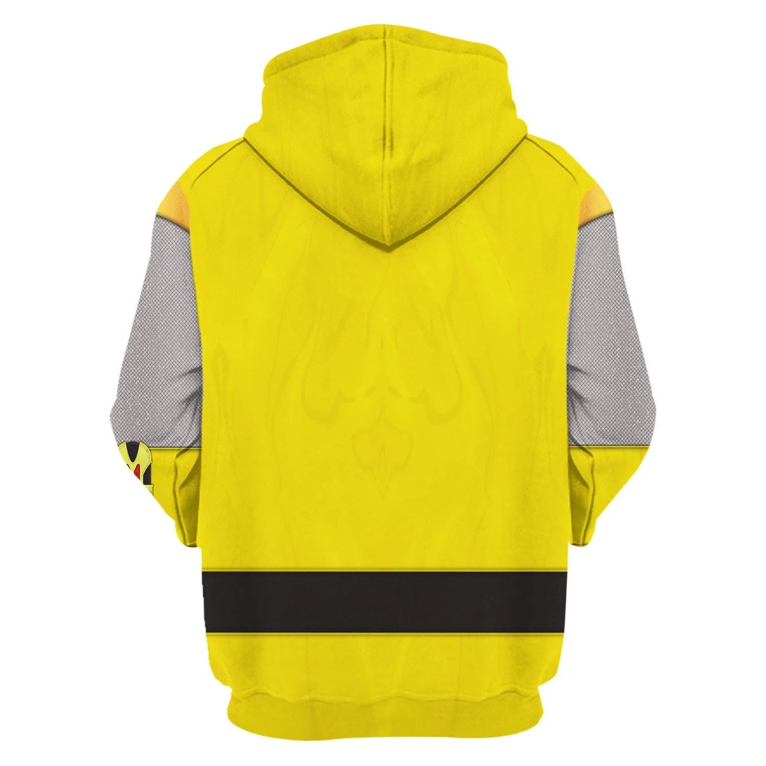 Gearhomie Power Rangers Ninja Storm Yellow Ranger Hoodies Sweatshirt T-shirt Hawaiian Tracksuit