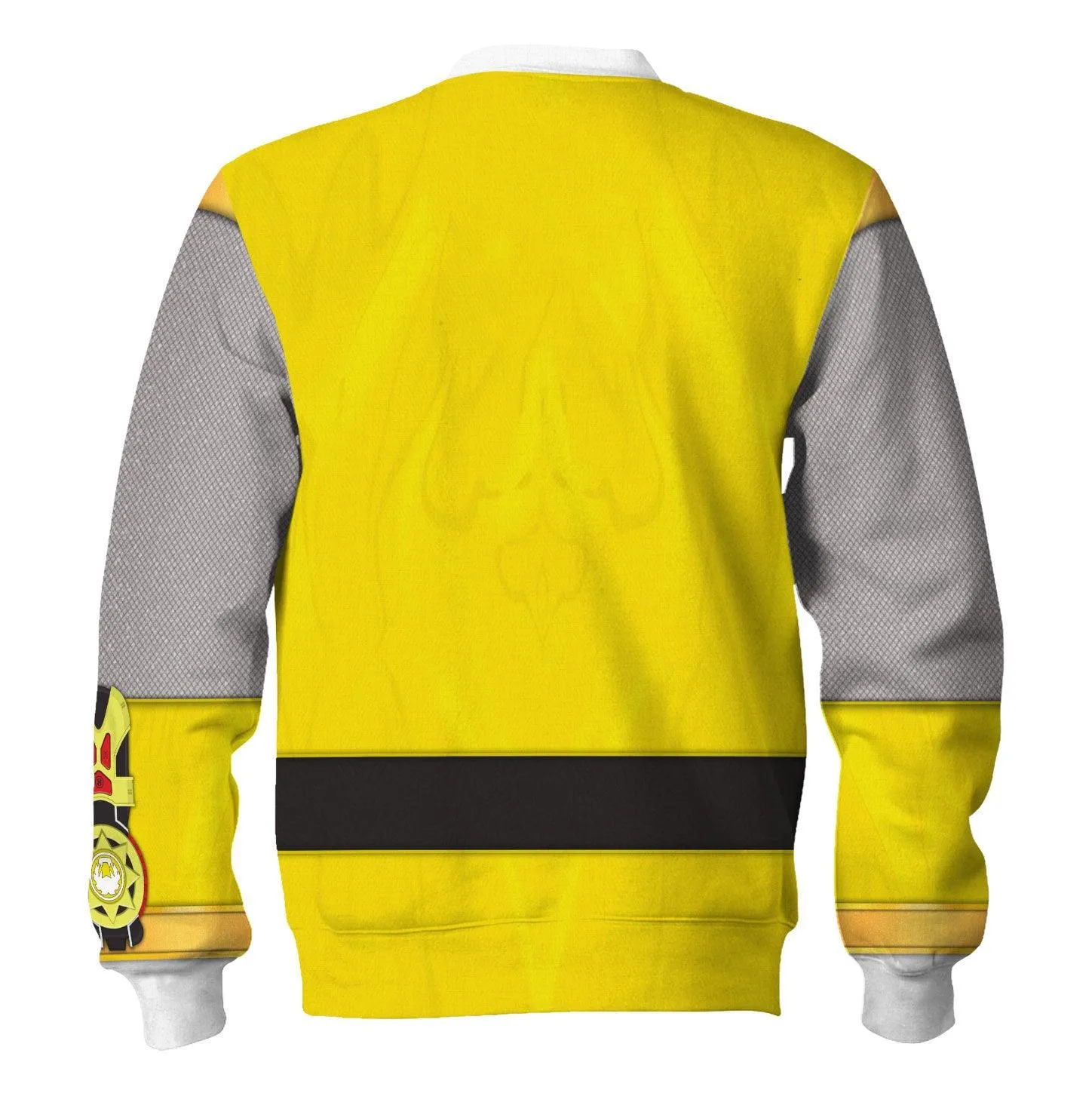 Gearhomie Power Rangers Ninja Storm Yellow Ranger Hoodies Sweatshirt T-shirt Hawaiian Tracksuit