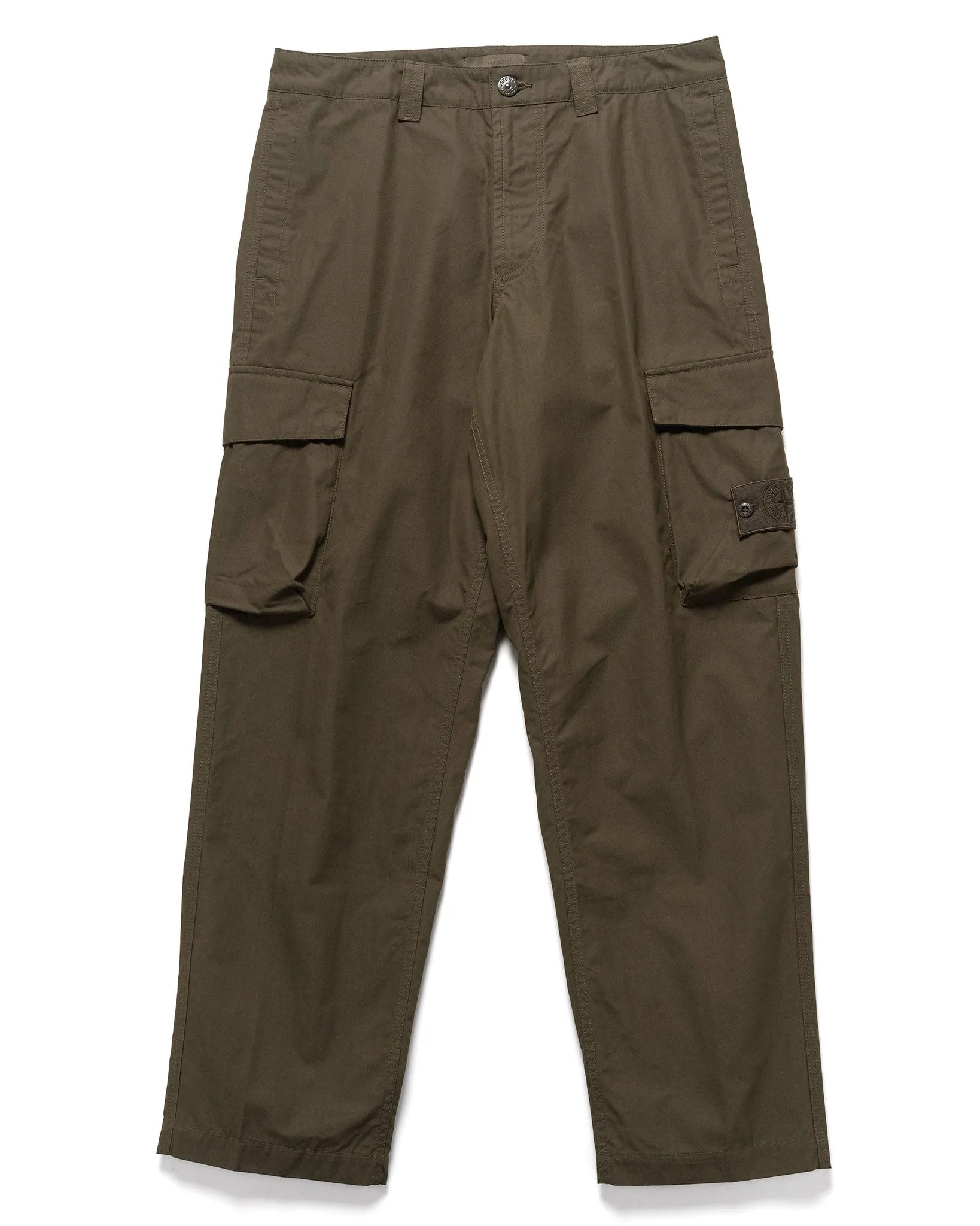 Ghost Piece Weatherproof Cotton Canvas 2 Pocket Cargo Pant Military Green