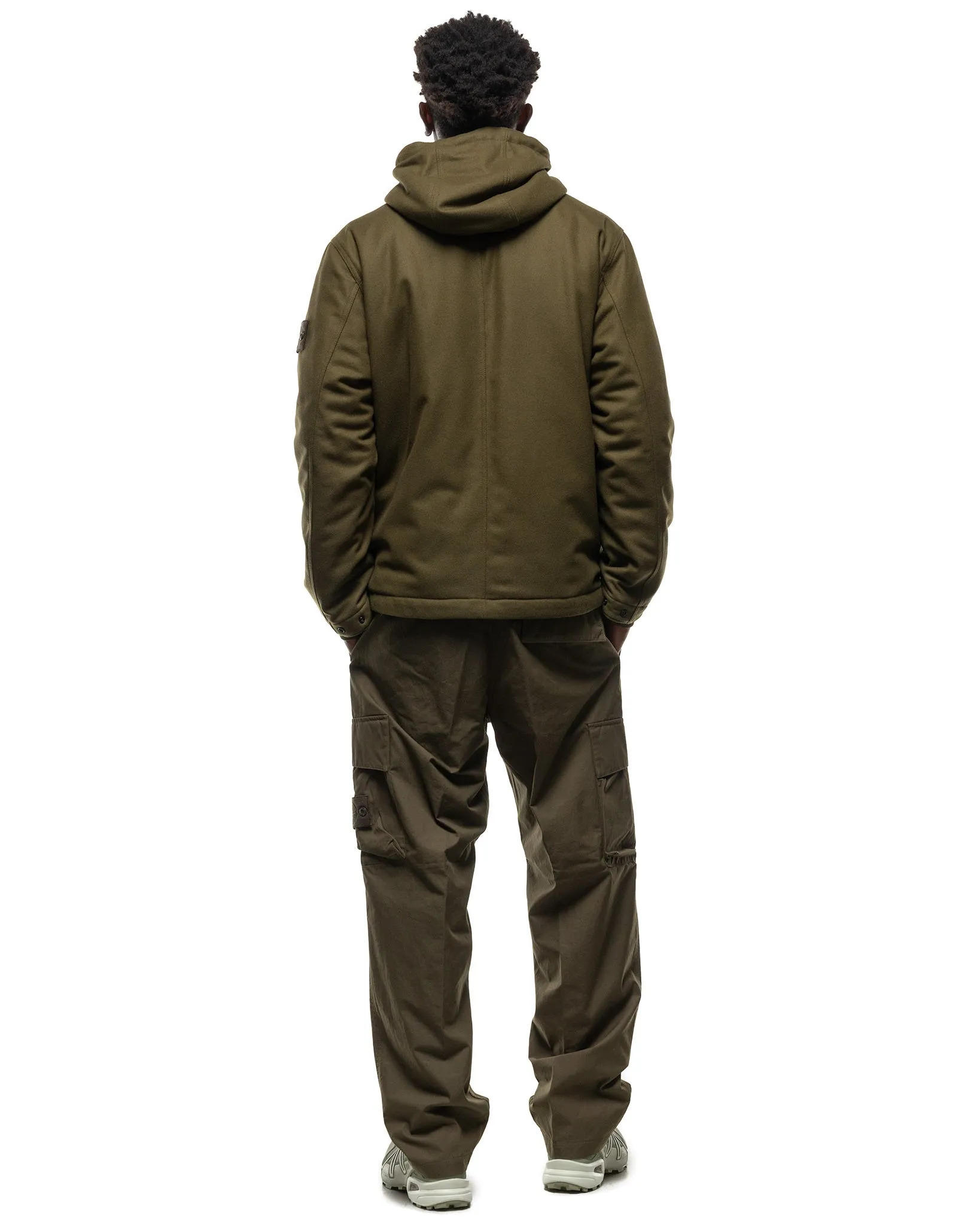 Ghost Piece Weatherproof Cotton Canvas 2 Pocket Cargo Pant Military Green