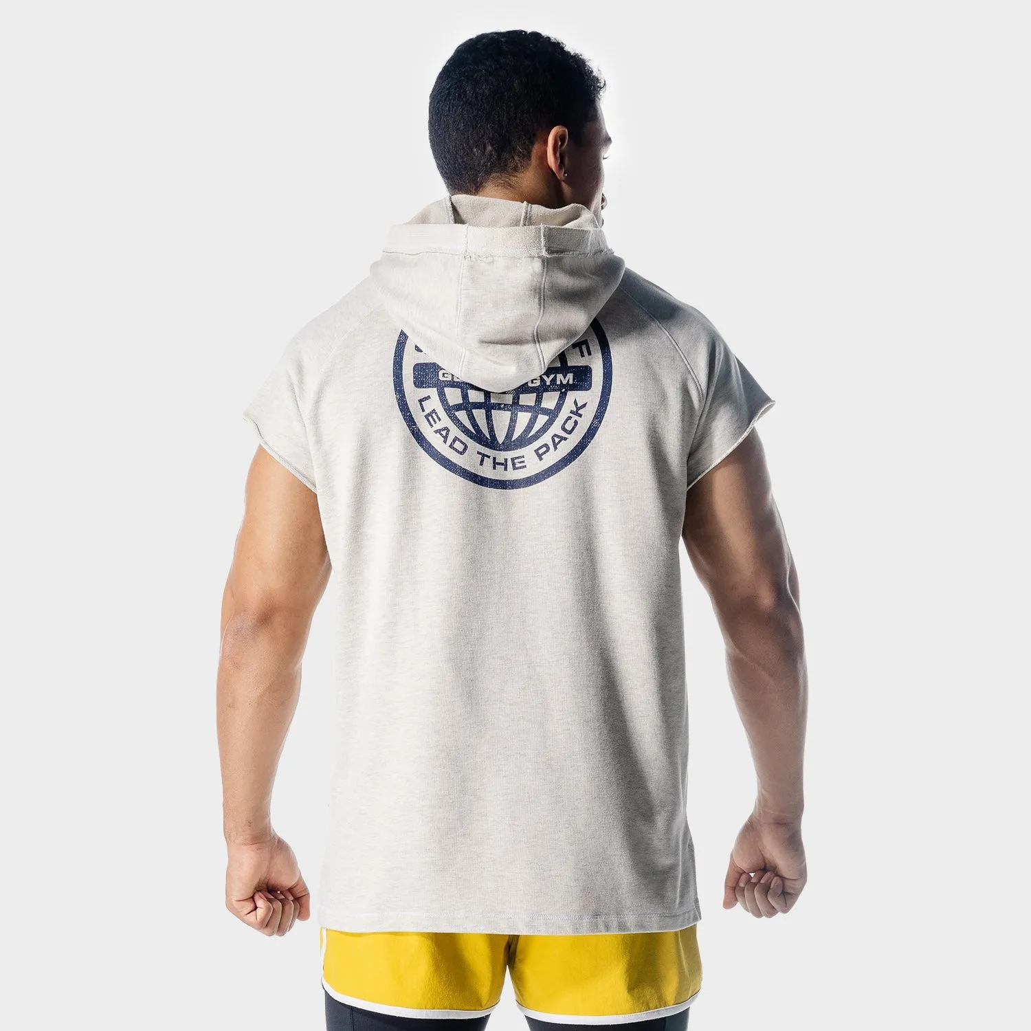 Golden Era Sleeveless Hoodie - Ecru Marl