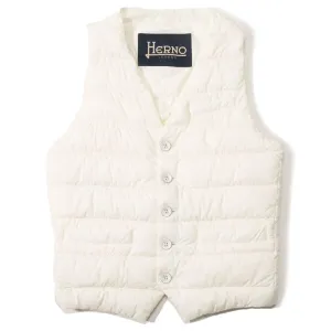 Herno White Polyamide Vest