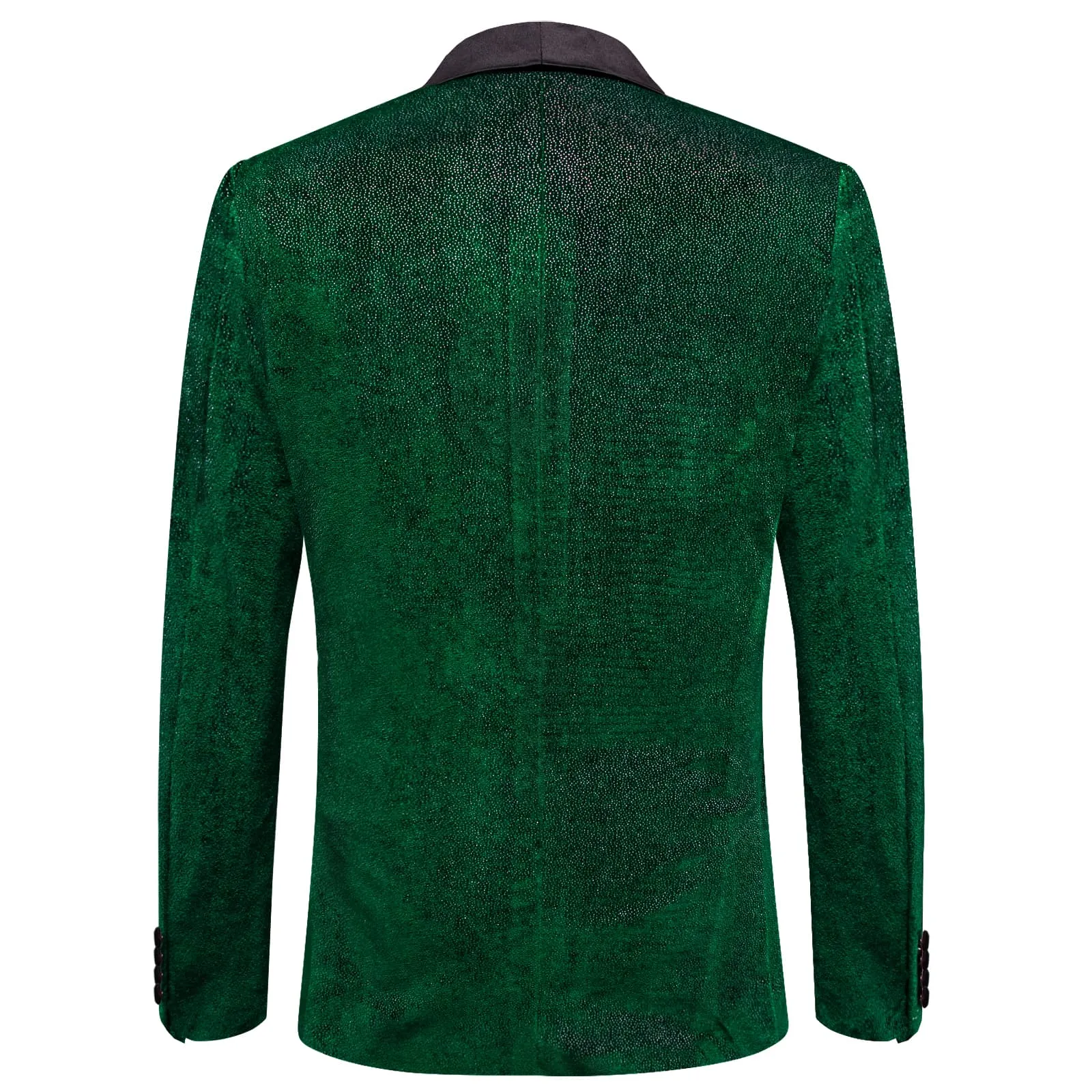 Hi-Tie Velvet Blazer Green Formal Wedding Suit Shawl Lapel Men's Top