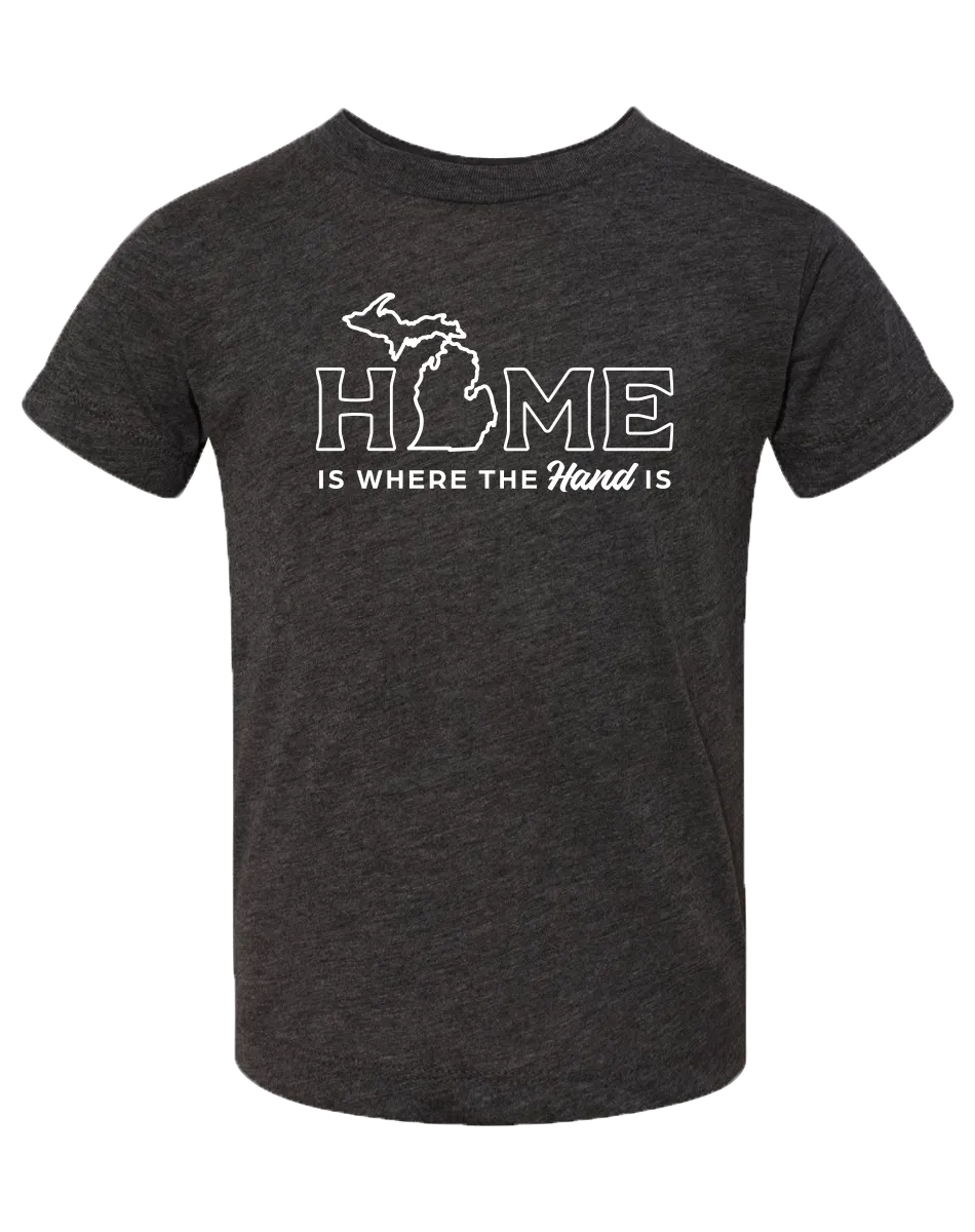 Home is Where the Hand Is Kids T-Shirt