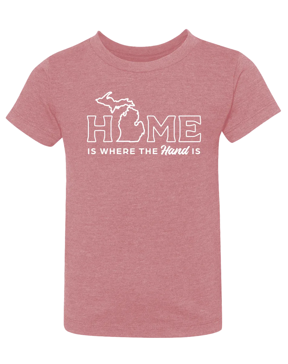 Home is Where the Hand Is Kids T-Shirt