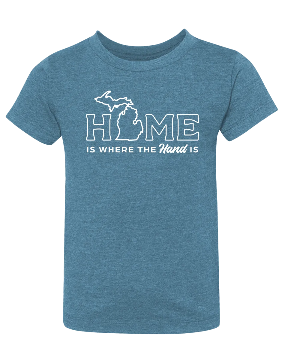 Home is Where the Hand Is Kids T-Shirt