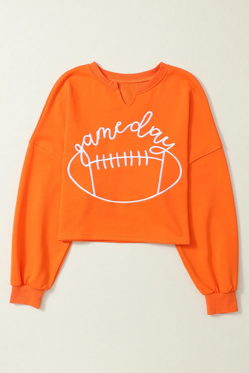 Indy Game Day Notched Neck Sweatshirt