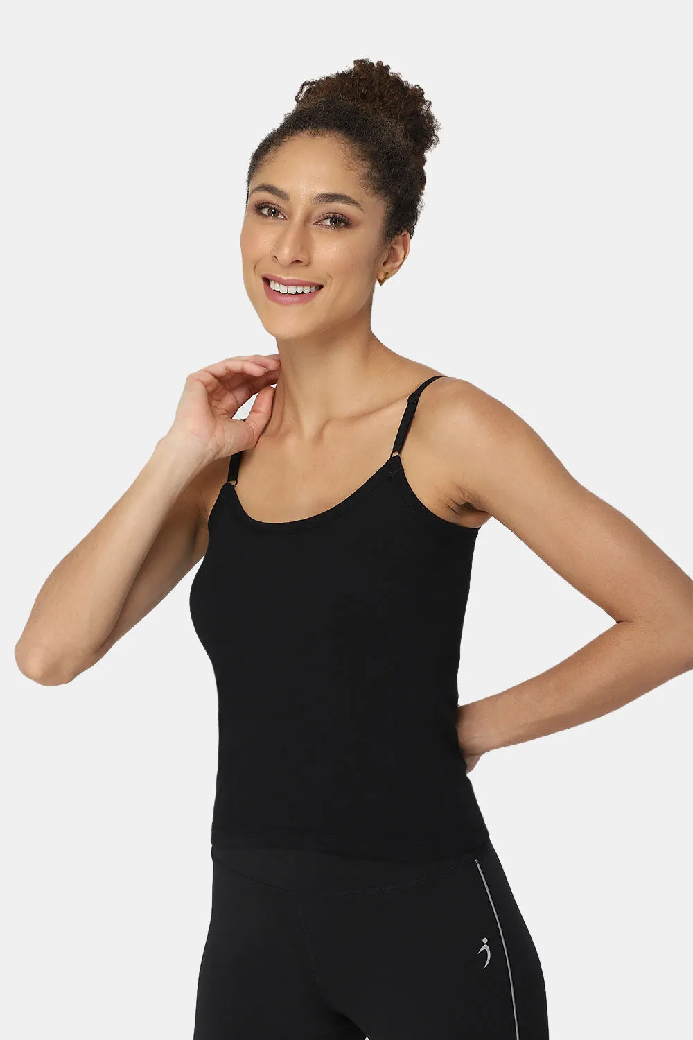 Intimacy Cotton Slip Camisole – IN05 | Wire-Free, Seamless & Adjustable