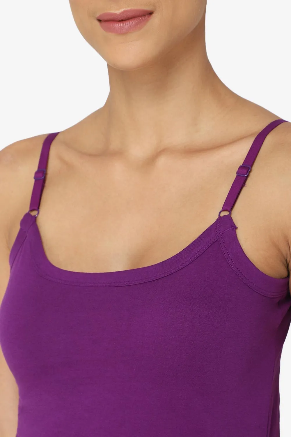 Intimacy Cotton Slip Camisole – IN05 | Wire-Free, Seamless & Adjustable