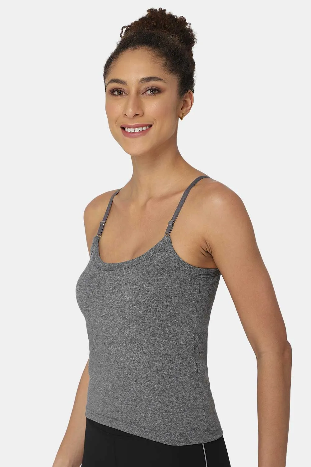 Intimacy Cotton Slip Camisole – IN05 | Wire-Free, Seamless & Adjustable