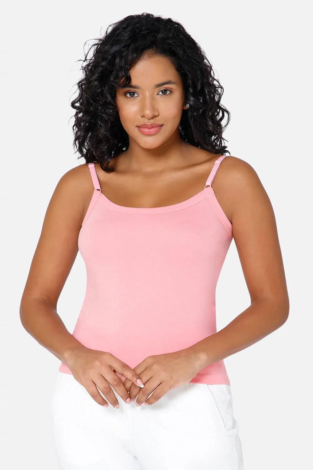 Intimacy Cotton Slip Camisole – IN05 | Wire-Free, Seamless & Adjustable