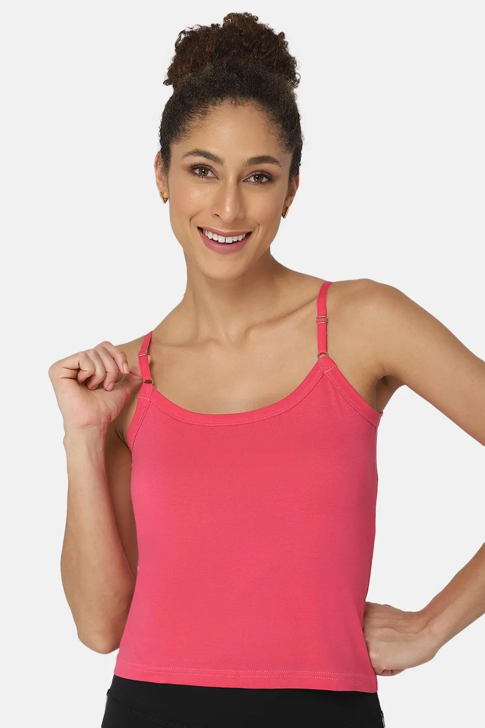 Intimacy Cotton Slip Camisole – IN05 | Wire-Free, Seamless & Adjustable