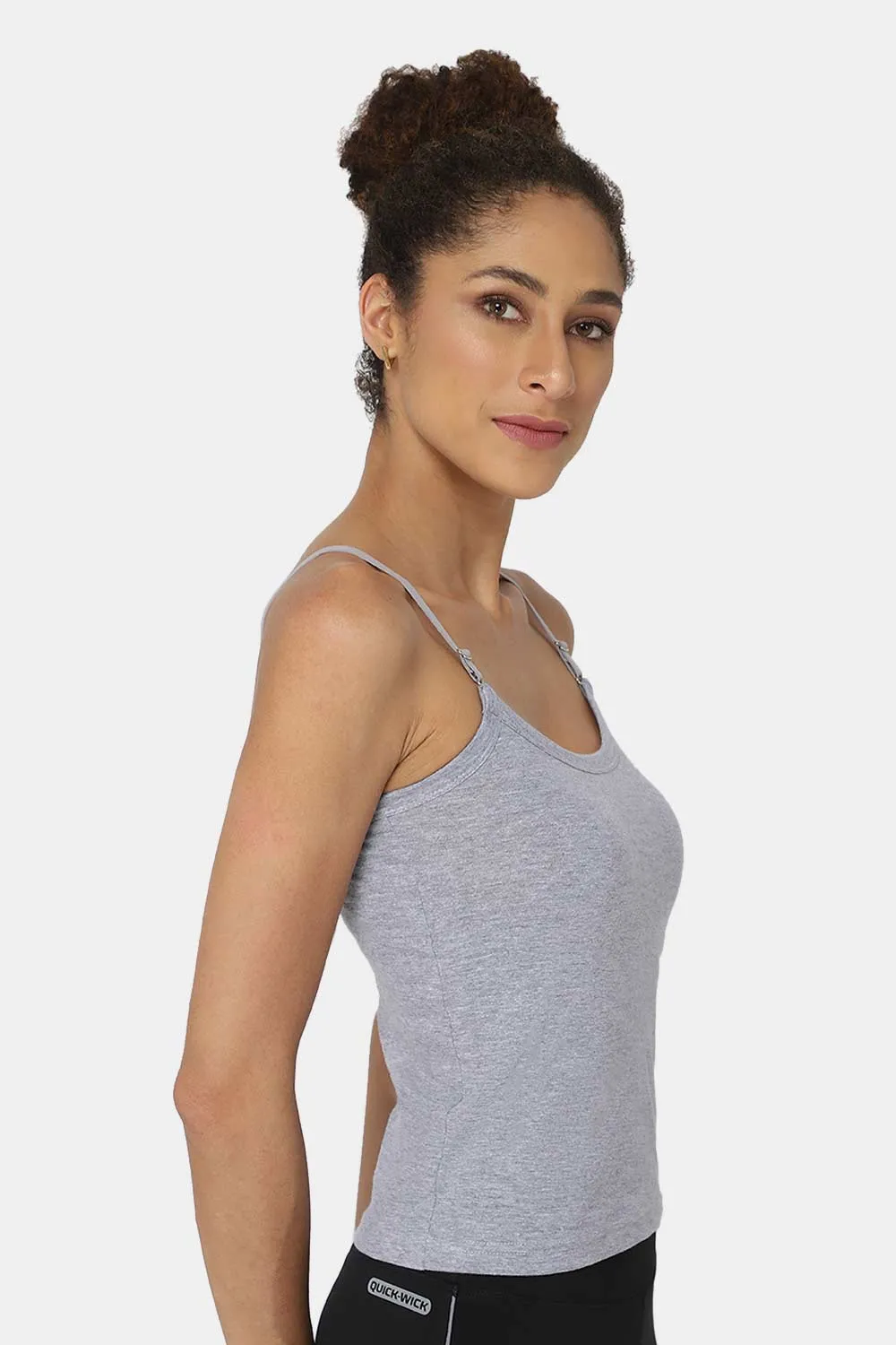 Intimacy Cotton Slip Camisole – IN05 | Wire-Free, Seamless & Adjustable