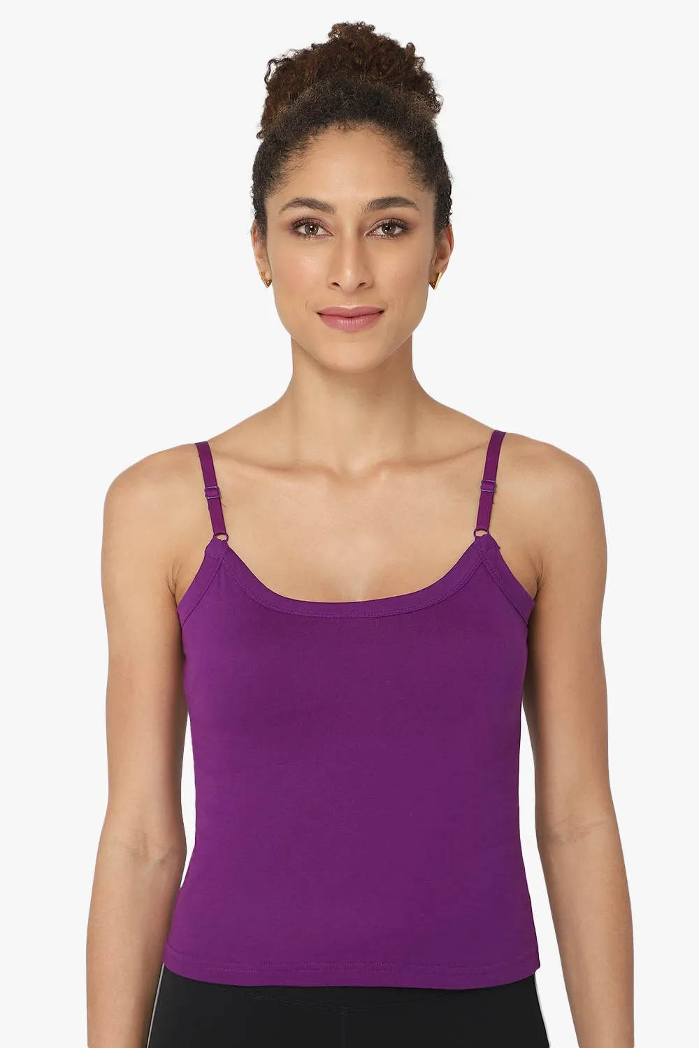 Intimacy Cotton Slip Camisole – IN05 | Wire-Free, Seamless & Adjustable