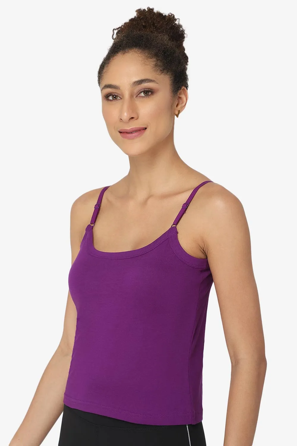 Intimacy Cotton Slip Camisole – IN05 | Wire-Free, Seamless & Adjustable