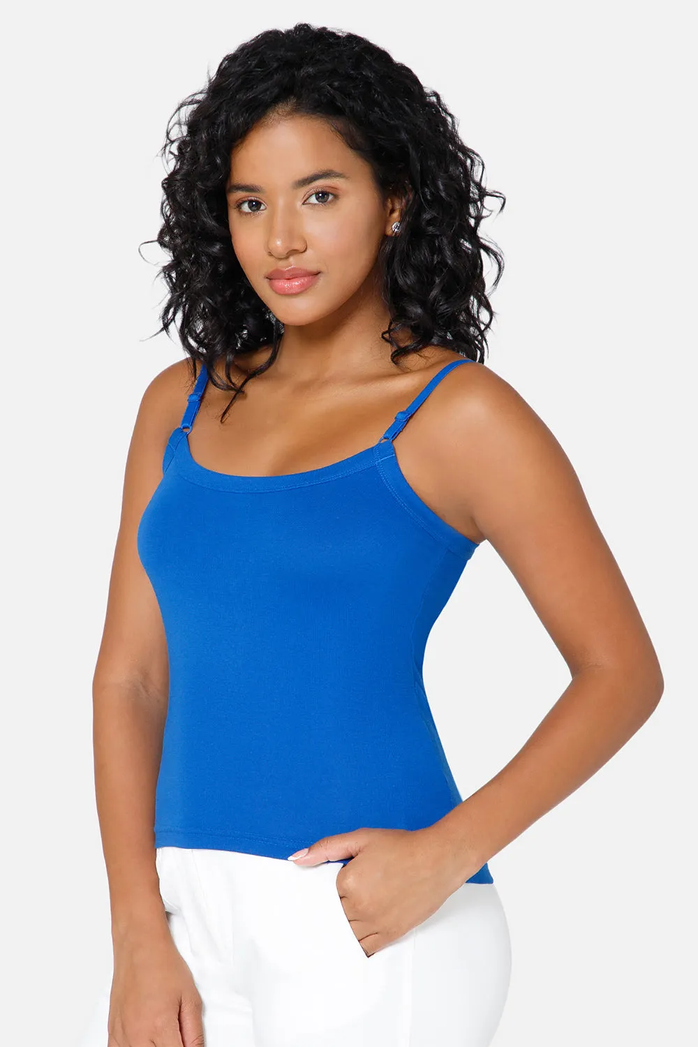 Intimacy Cotton Slip Camisole – IN05 | Wire-Free, Seamless & Adjustable