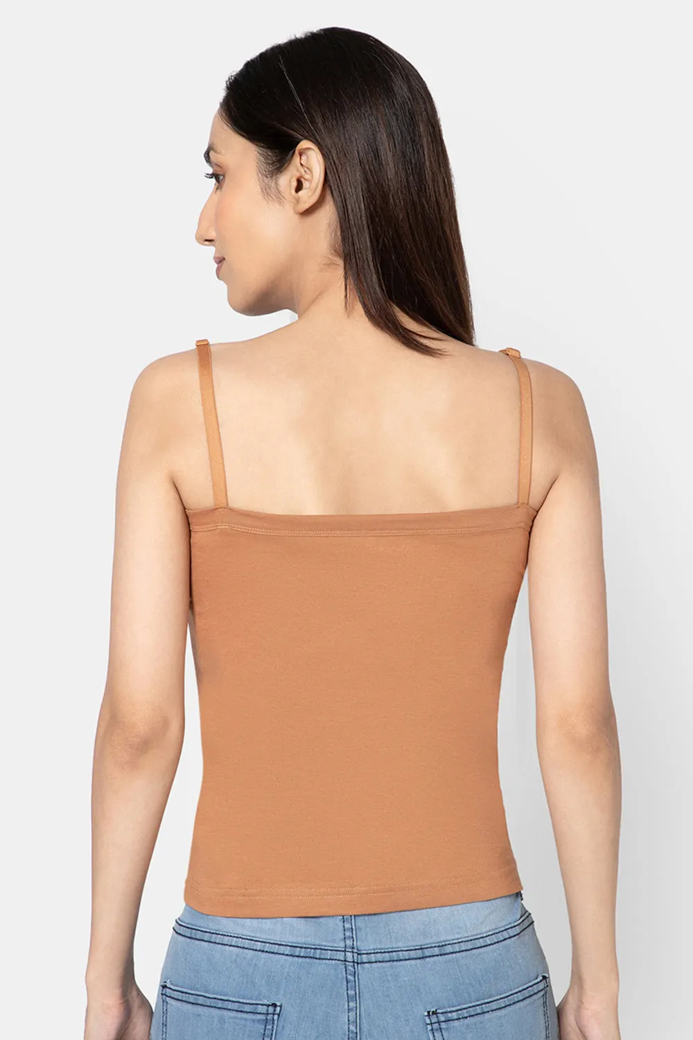 Intimacy Cotton Slip Camisole – IN05 | Wire-Free, Seamless & Adjustable