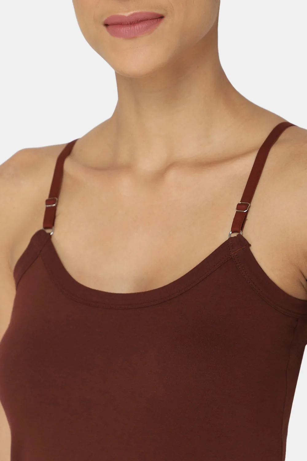 Intimacy Cotton Slip Camisole – IN05 | Wire-Free, Seamless & Adjustable