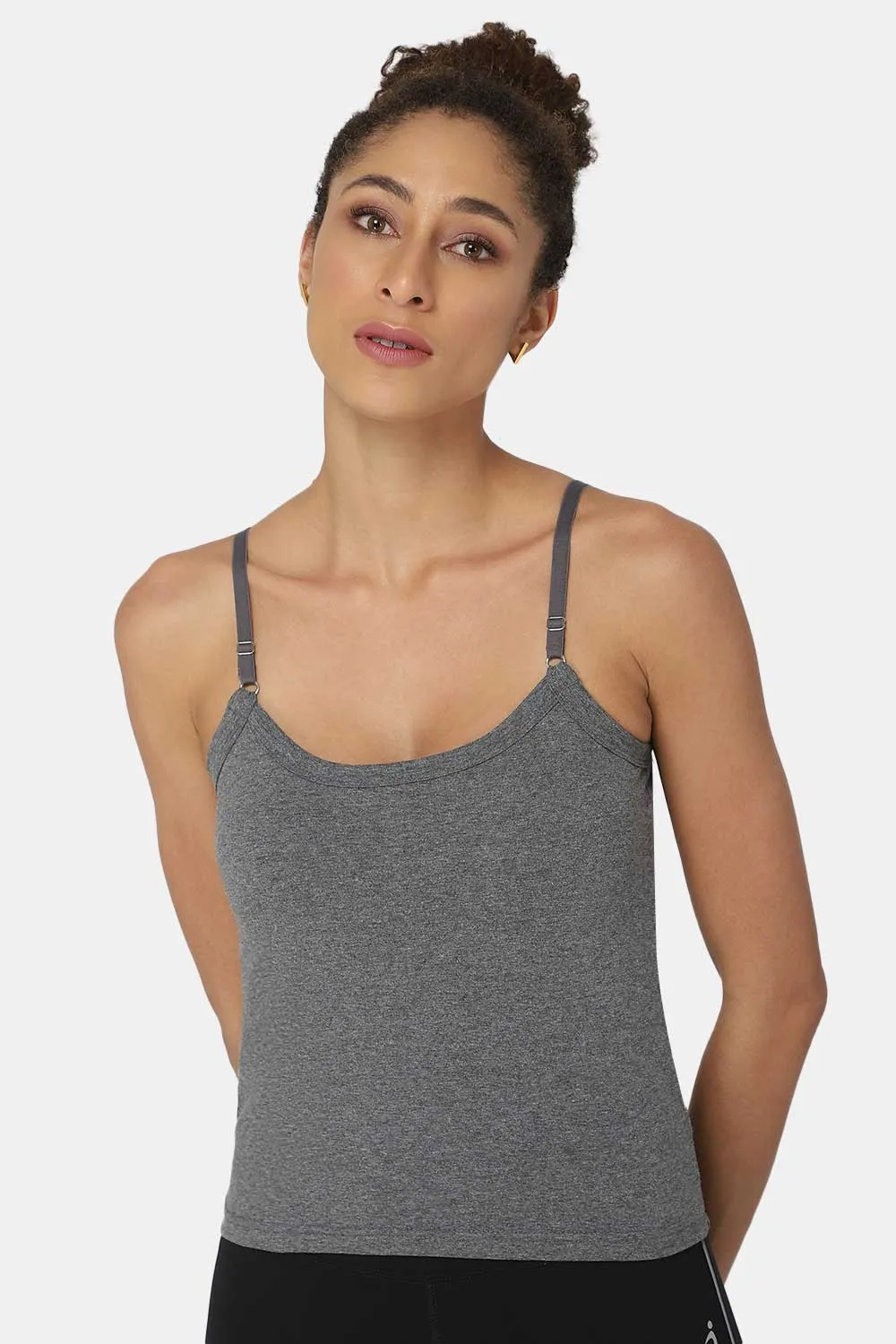 Intimacy Cotton Slip Camisole – IN05 | Wire-Free, Seamless & Adjustable