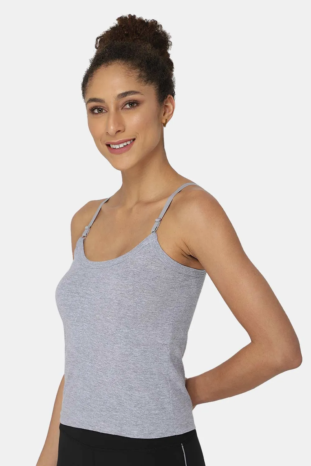 Intimacy Cotton Slip Camisole – IN05 | Wire-Free, Seamless & Adjustable