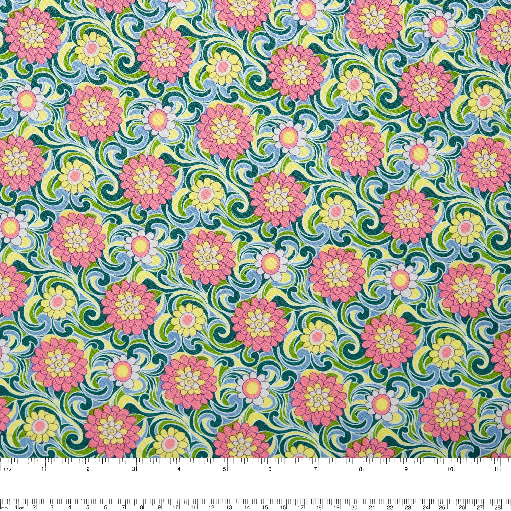 LIBERTY of PARIS Printed Cotton - Floweret - Salmon