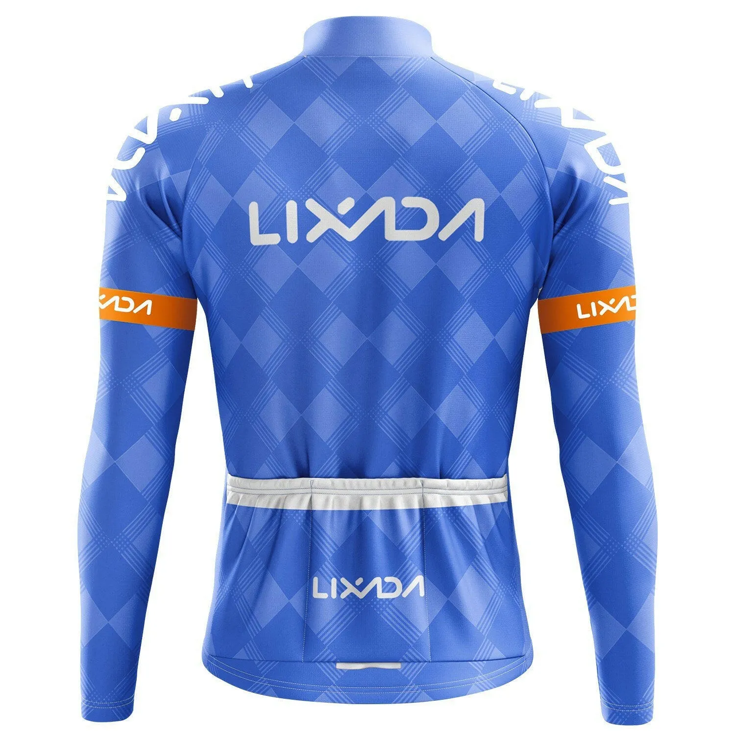 Lixada Cycling Clothing Set Windproof Long Sleeve Bicycle Jersey Jacket 3D Padded Pants Outdoor Cycling Running Sports Jacket Activewear Sportswear