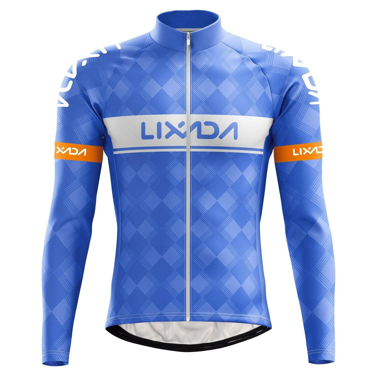 Lixada Cycling Clothing Set Windproof Long Sleeve Bicycle Jersey Jacket 3D Padded Pants Outdoor Cycling Running Sports Jacket Activewear Sportswear