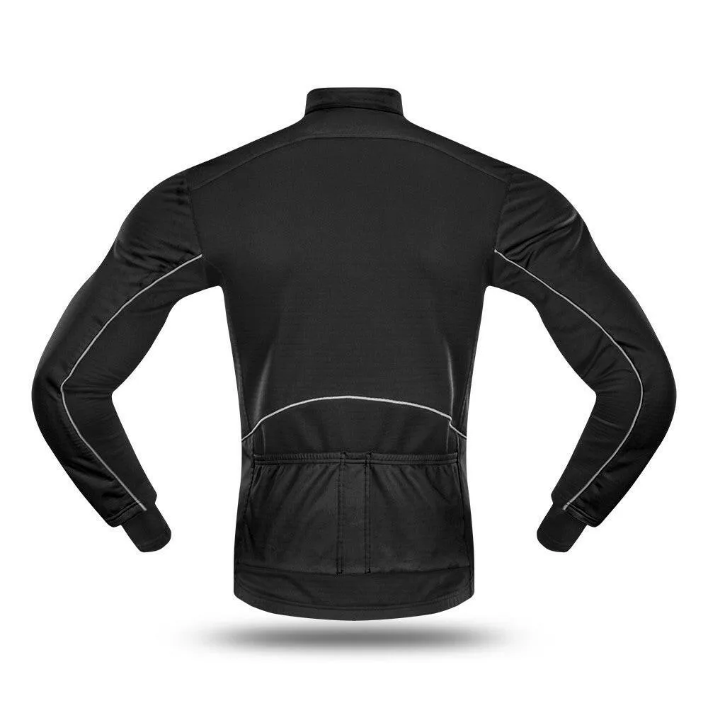 Lixada Men Winter Cycling Clothing Set Waterproof Windproof Thermal Fleece Bike Riding Jacket and Pants Sportswear