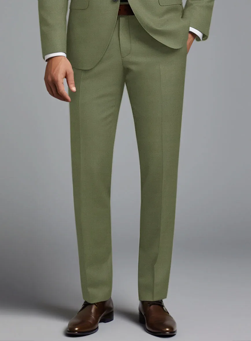 Marco Stretch Moss Green Wool Suit