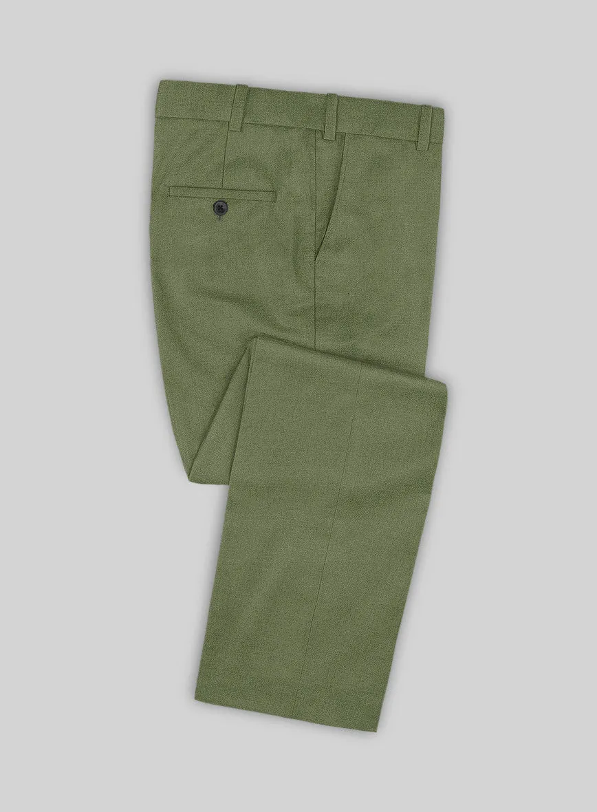 Marco Stretch Moss Green Wool Suit