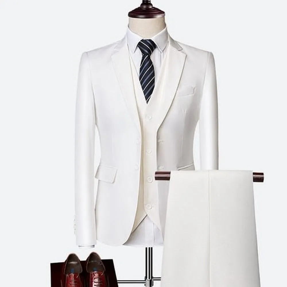 Men's Elegant Slim Fit Business Suit