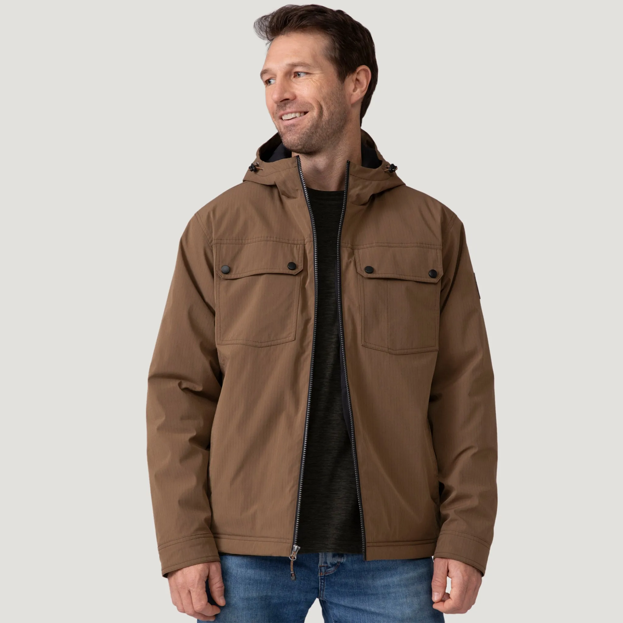 Men's Hooded Cruiser Midweight Jacket