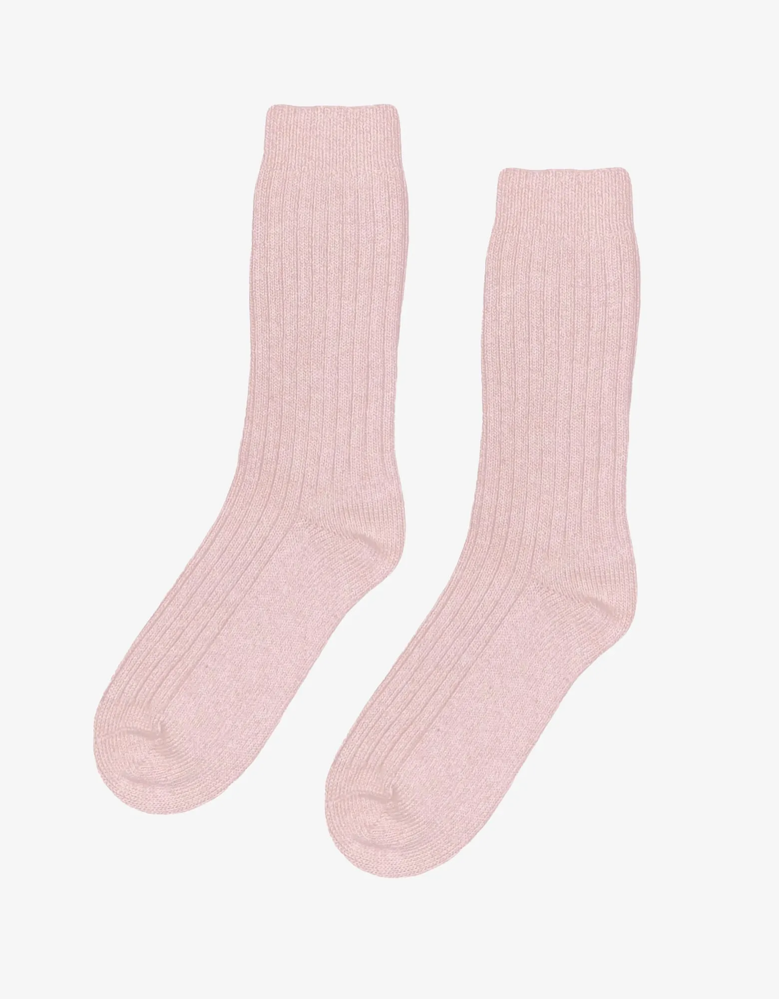 Merino Wool Blend Sock - Faded Pink