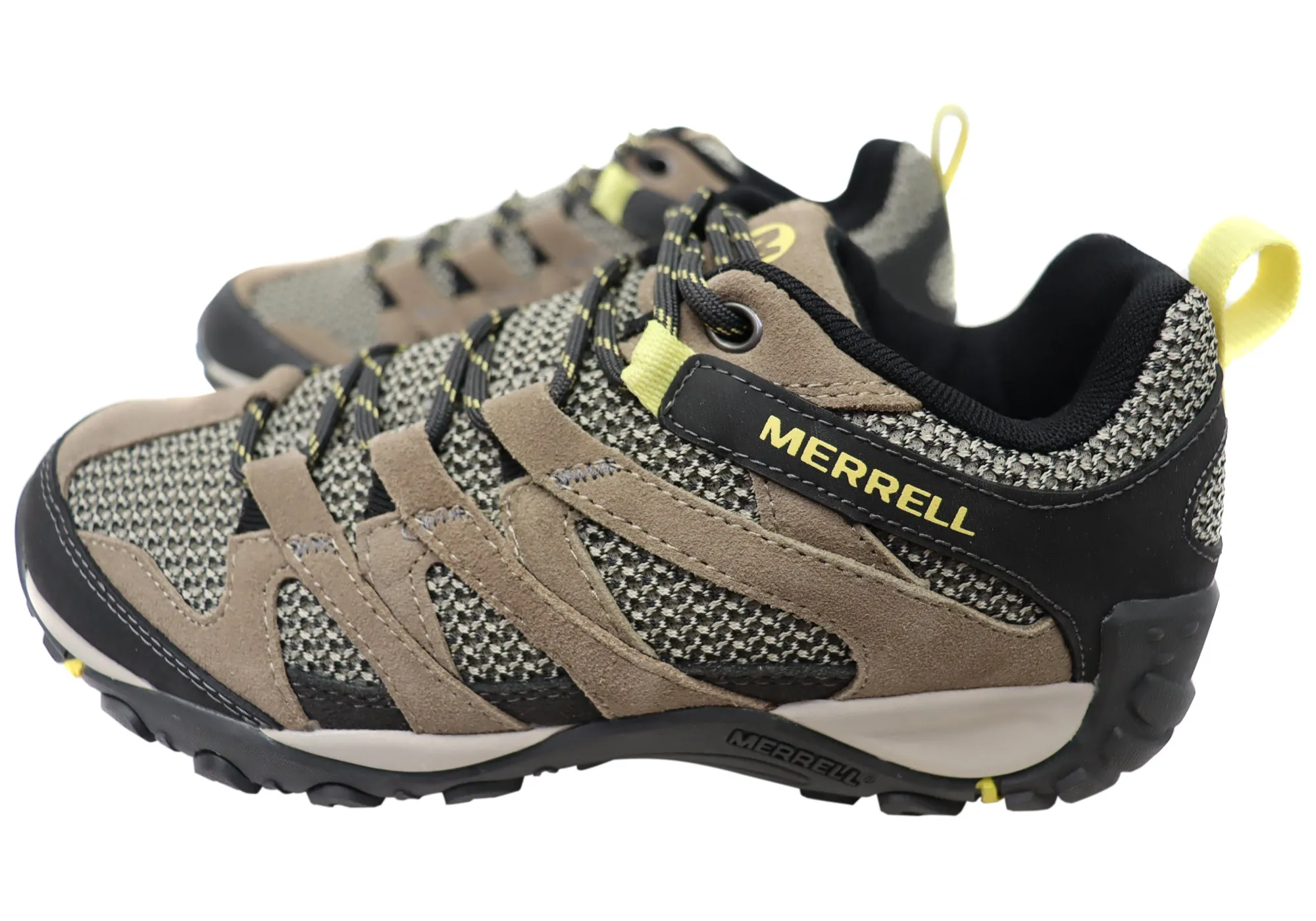 Merrell Womens Alverstone Comfortable Leather Hiking Shoes