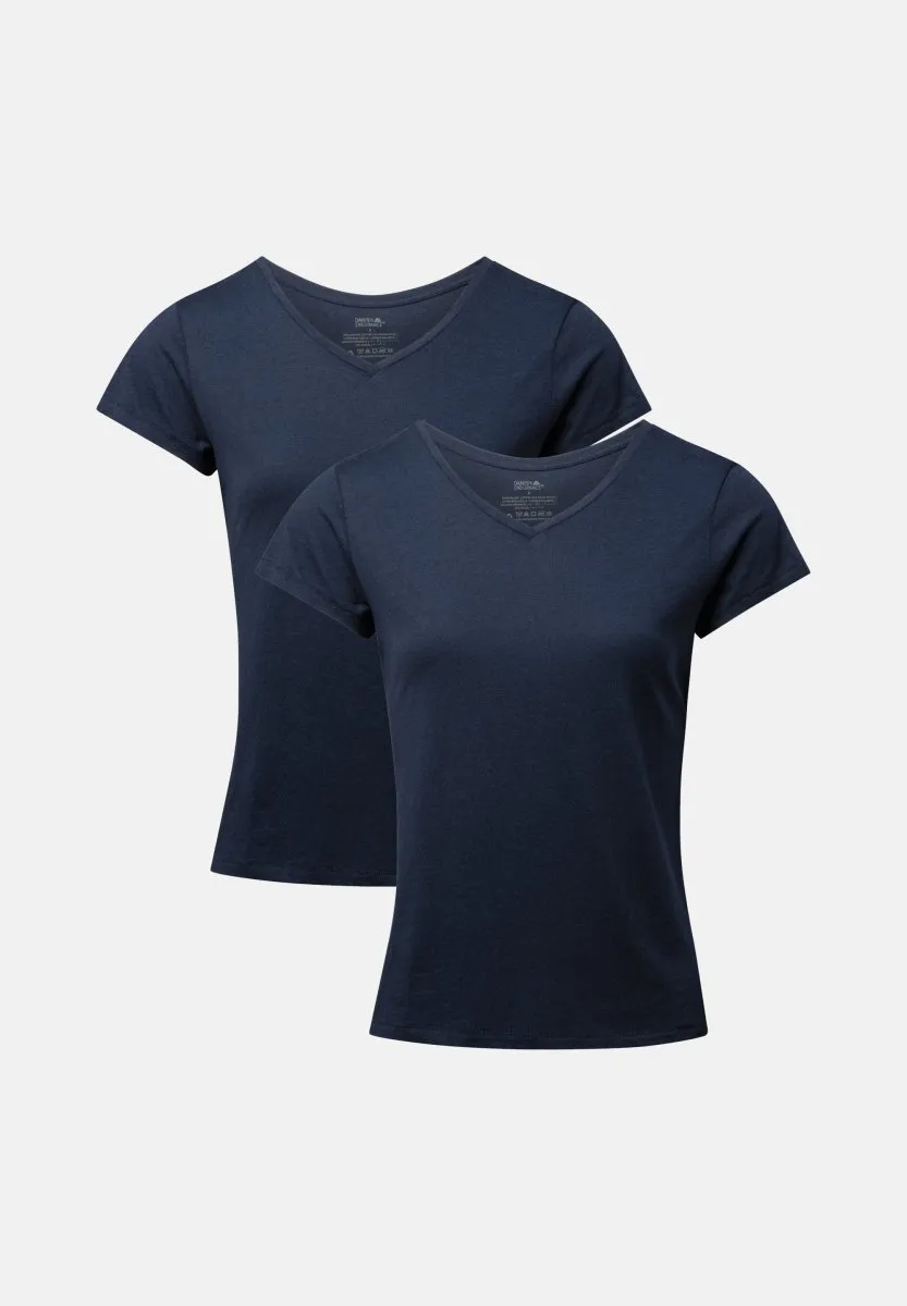 MODAL V NECK T-SHIRT FOR WOMEN