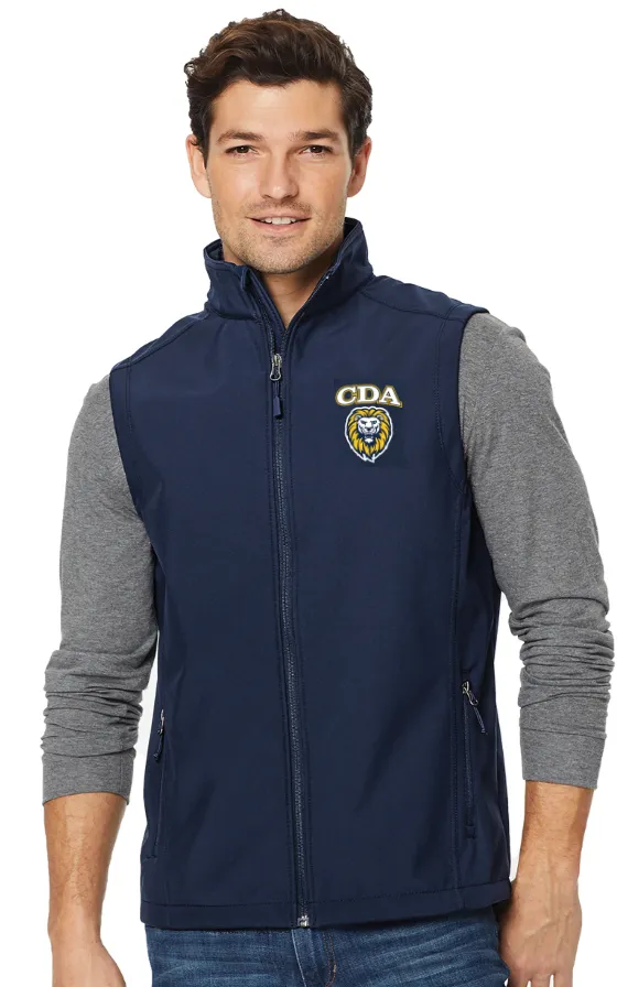 Navy Men's Soft Shell Vest